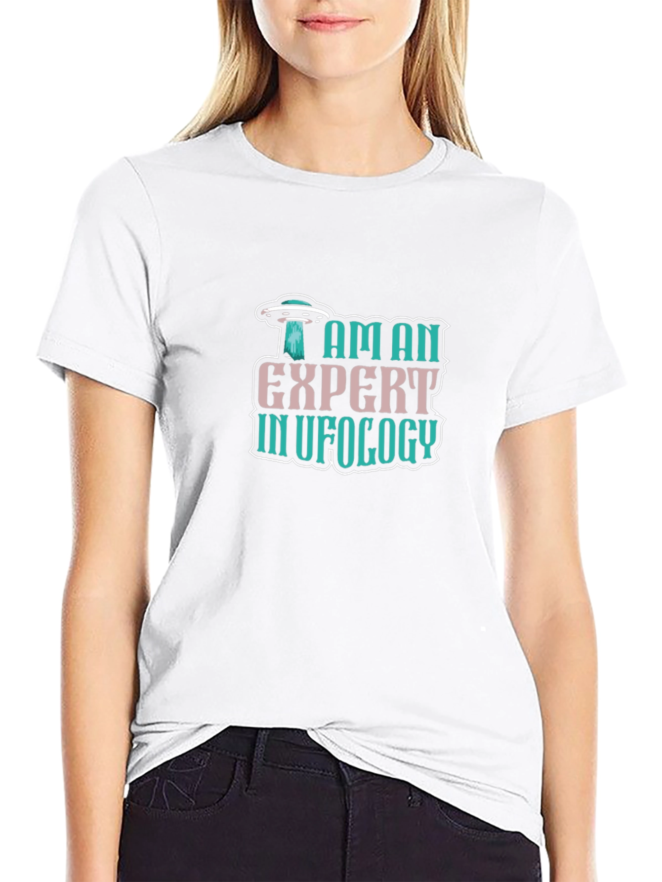 I Am An Expert In UFOLOGY T-Shirt - Black