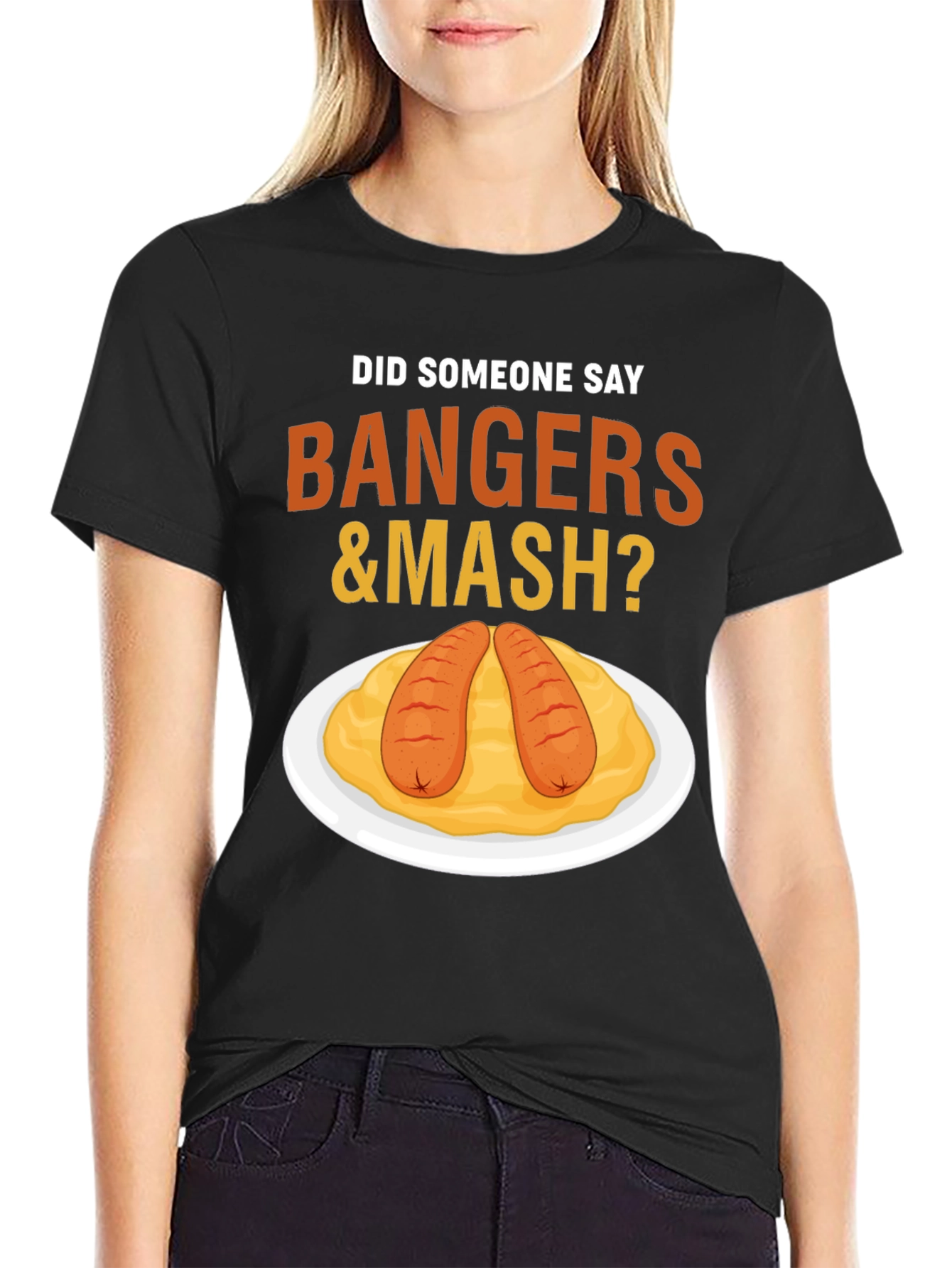 Bangers & Mash T-Shirt - Funny Foodie Tee