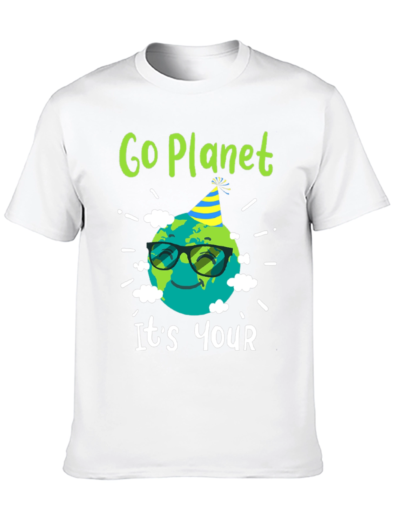 Go Planet Its Your Birthday Graphic Tee