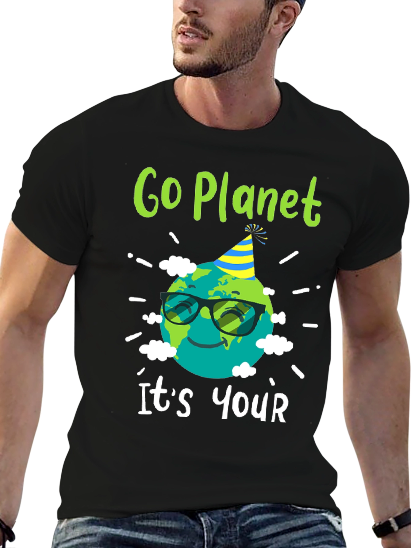 Go Planet Its Your Birthday Graphic Tee
