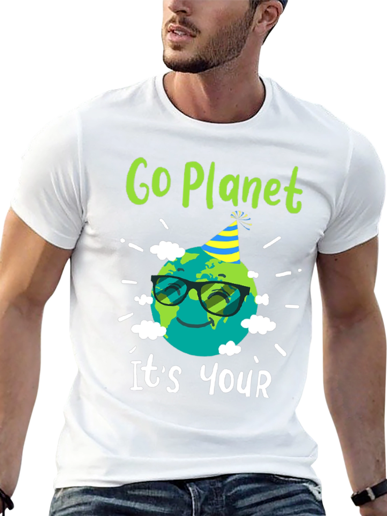 Go Planet Its Your Birthday Graphic Tee