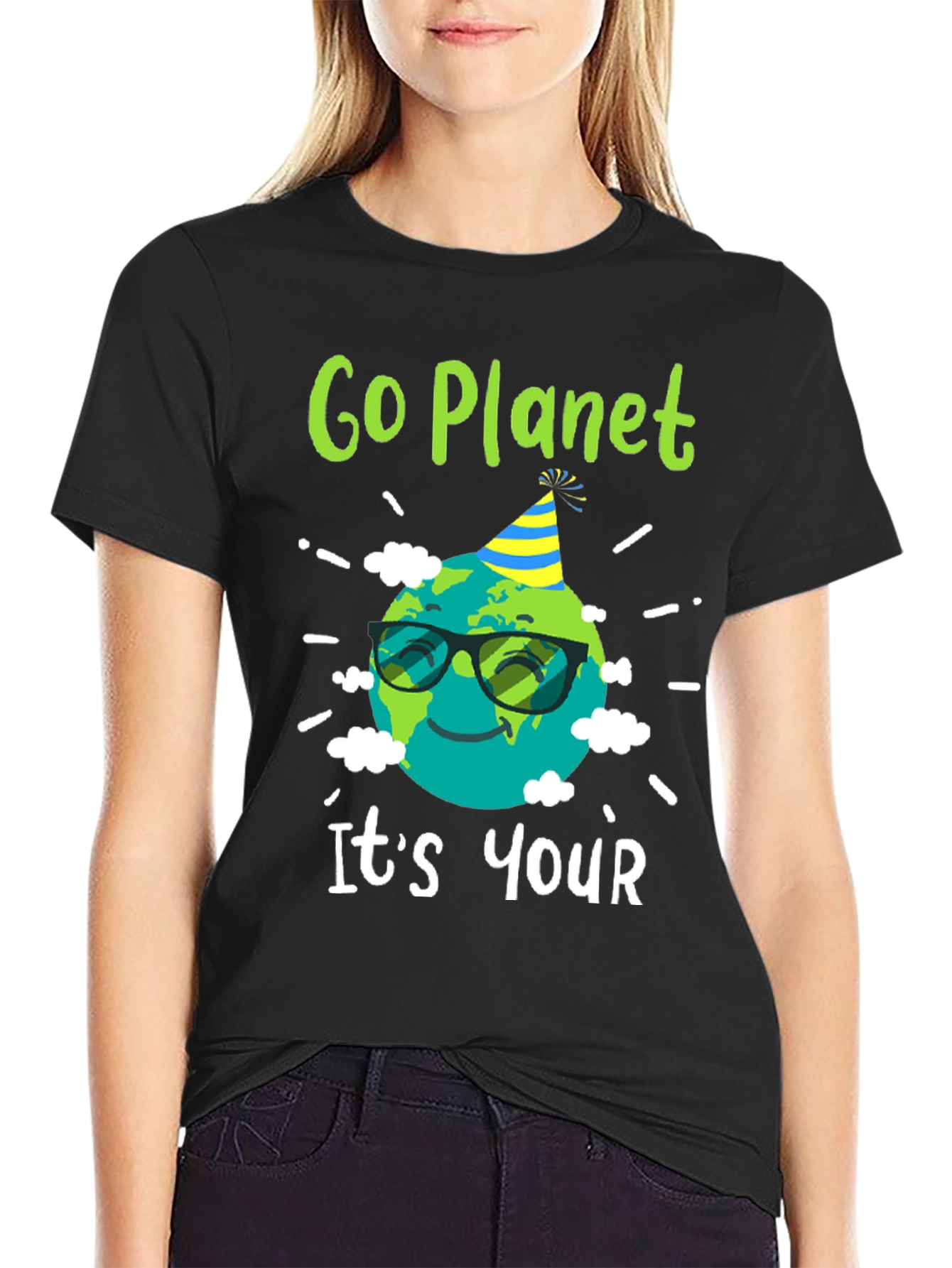 Go Planet Its Your Birthday Graphic Tee