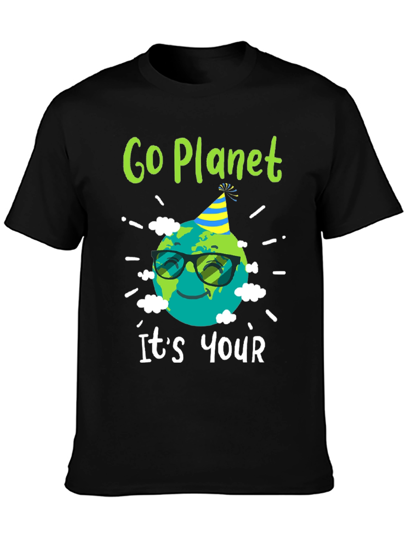 Go Planet Its Your Birthday Graphic Tee