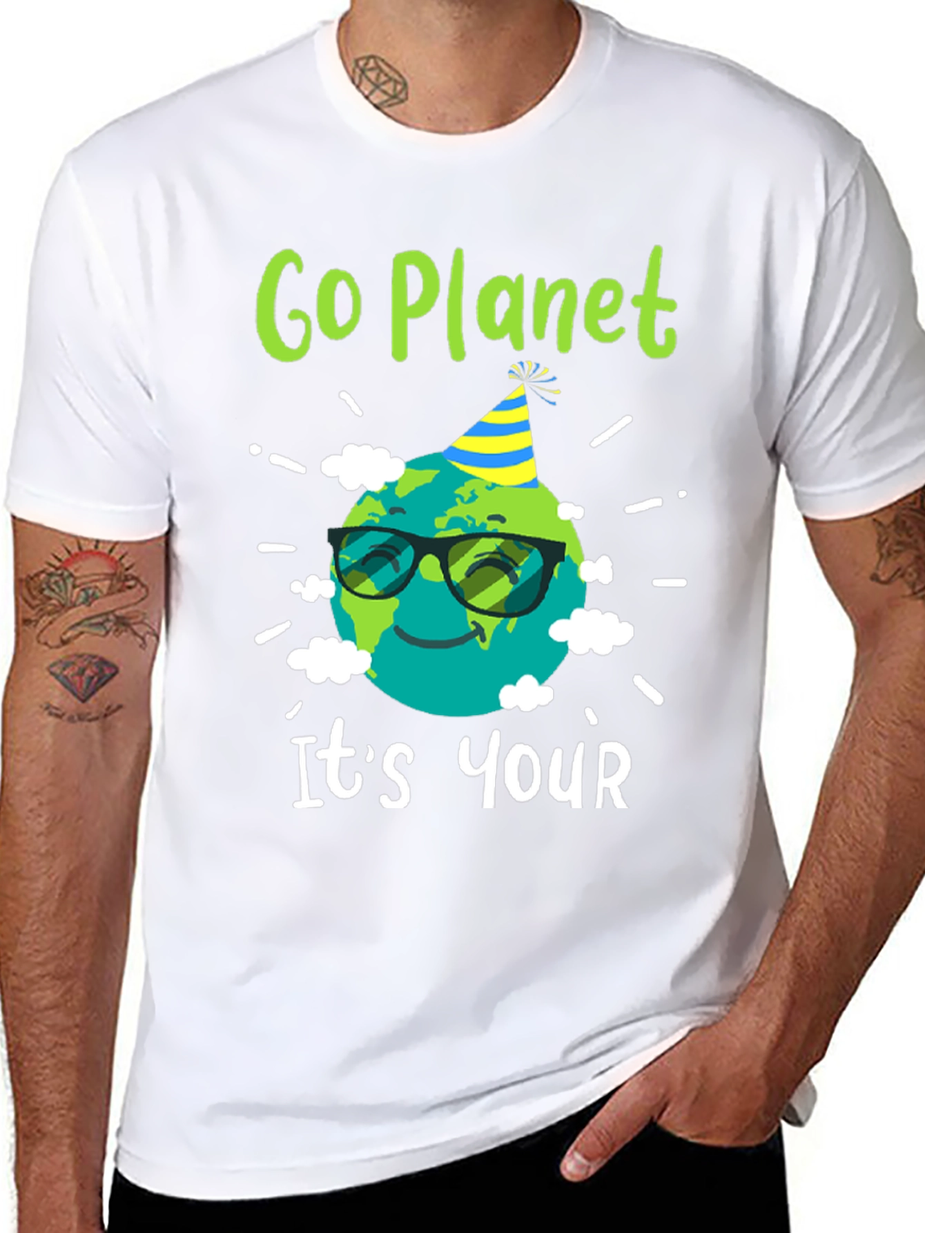Go Planet Its Your Birthday Graphic Tee