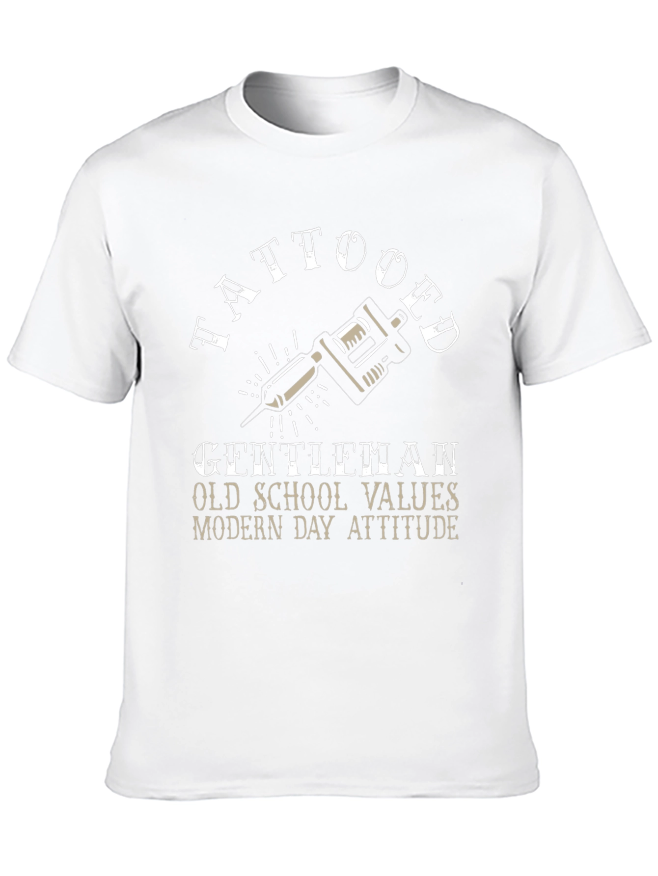 Tattooed Gentleman Black Graphic T-Shirt