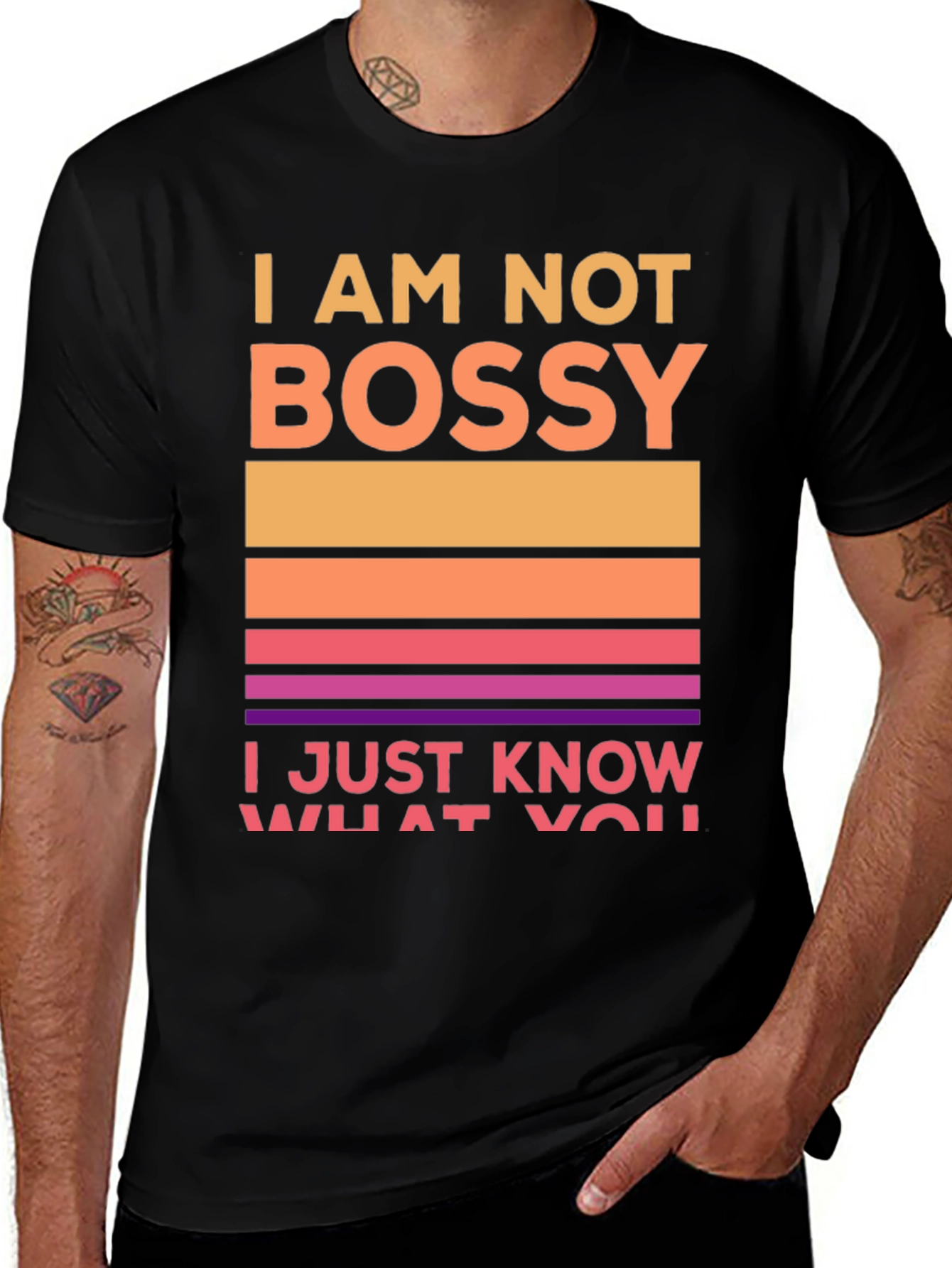 I Am Not Bossy Graphic Tee