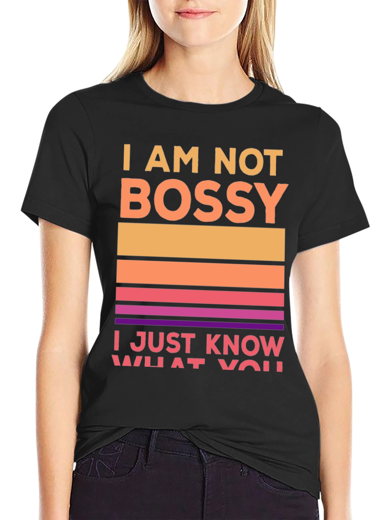 I Am Not Bossy Graphic Tee
