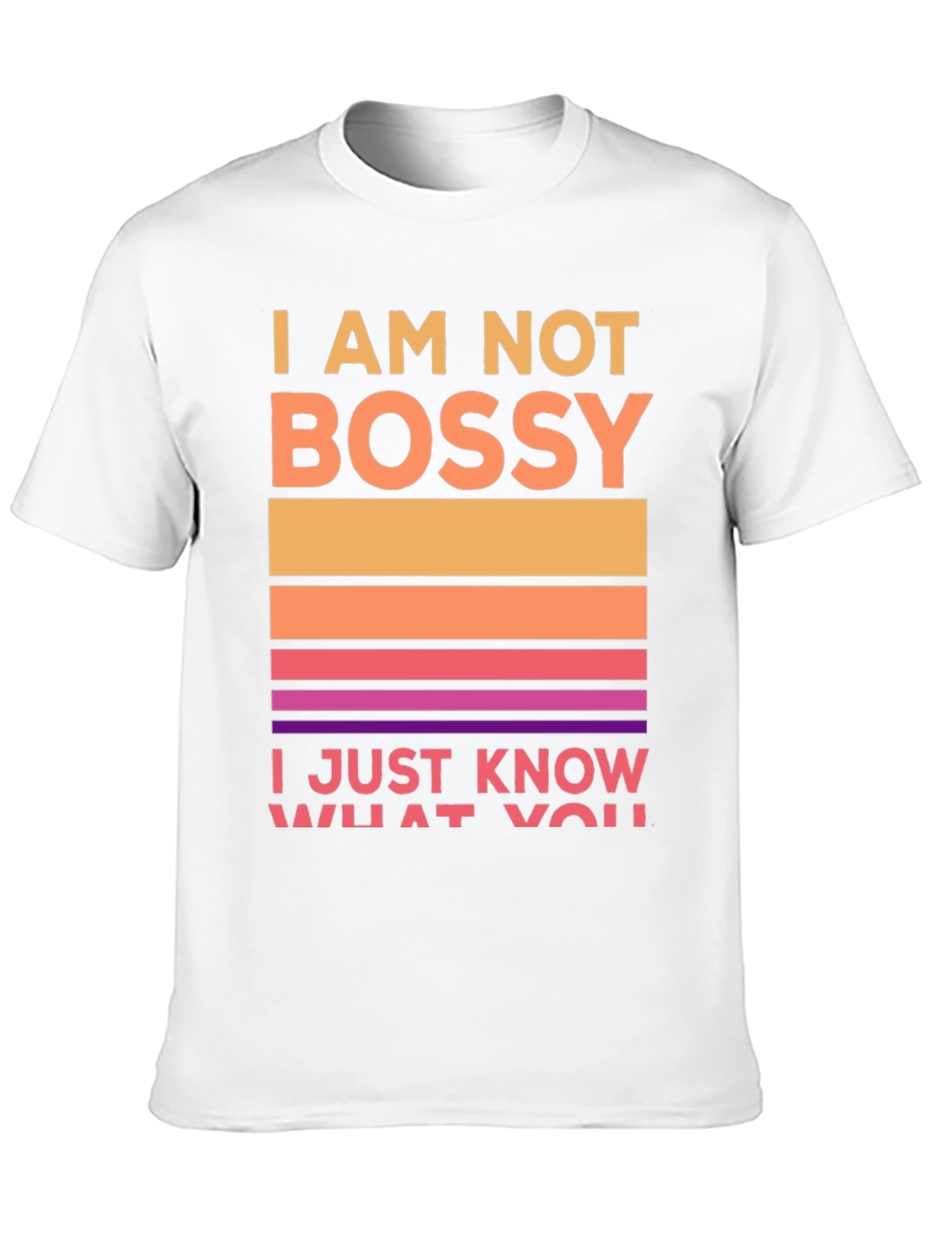 I Am Not Bossy Graphic Tee