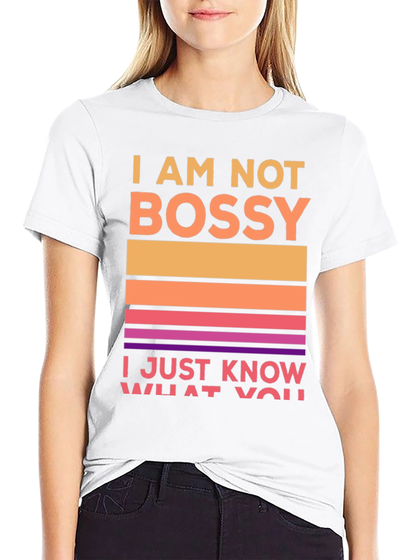 I Am Not Bossy Graphic Tee