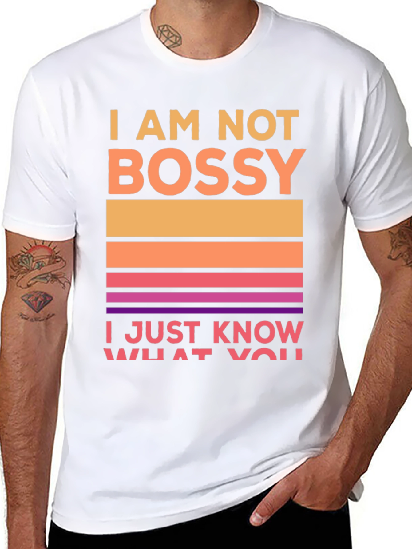 I Am Not Bossy Graphic Tee