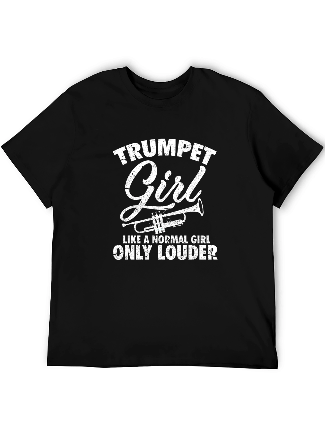 Trumpet Girl T-Shirt - Musical Instrument Tee