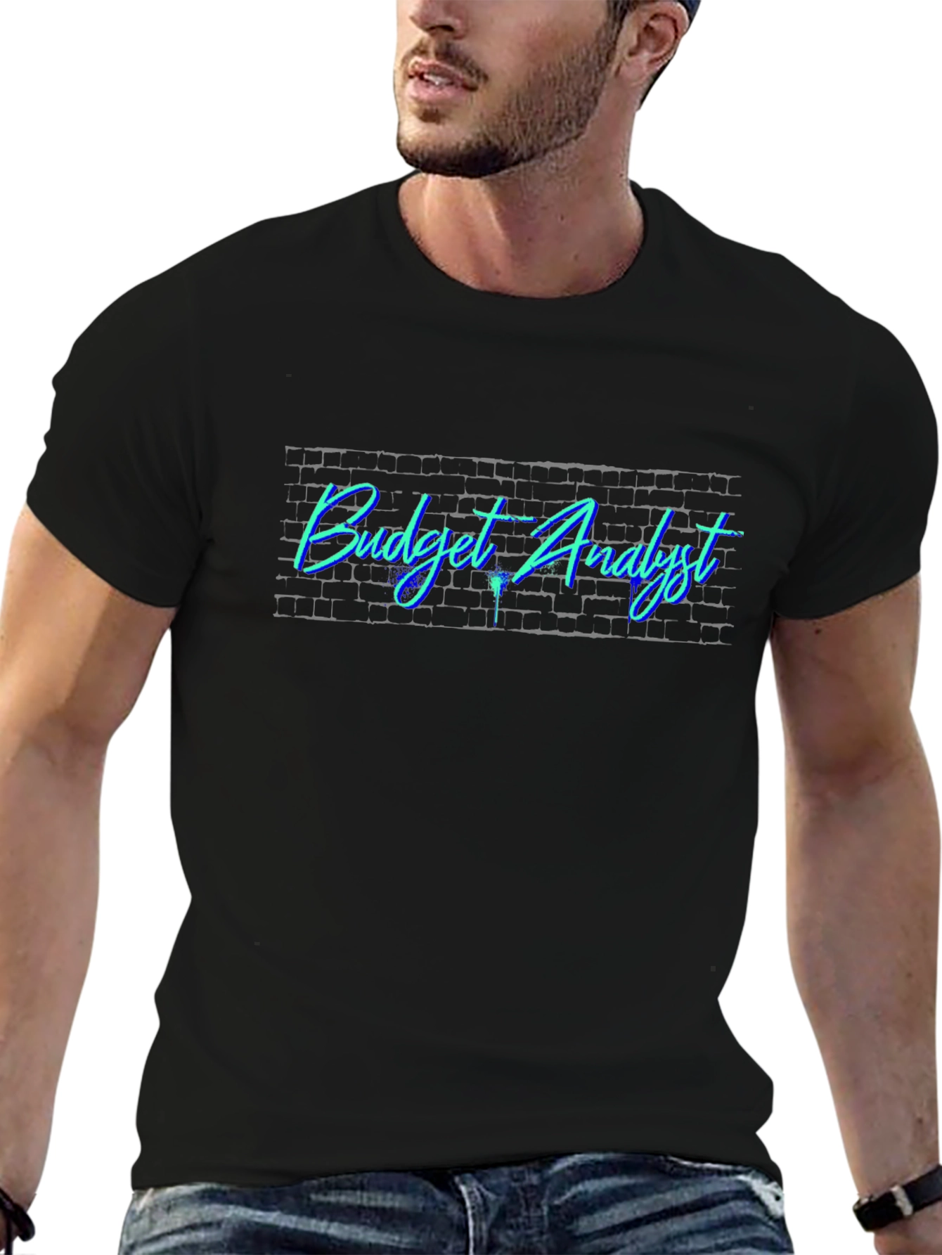 Budget Analyst Tee - Cool Brick Design