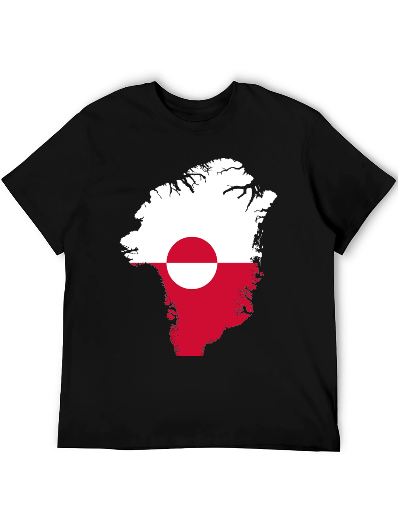 Greenland Flag Map T-Shirt