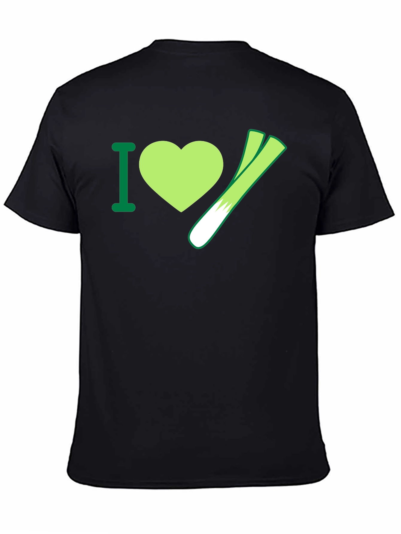 I Heart Leeks T-Shirt - Vegetable Lover Tee