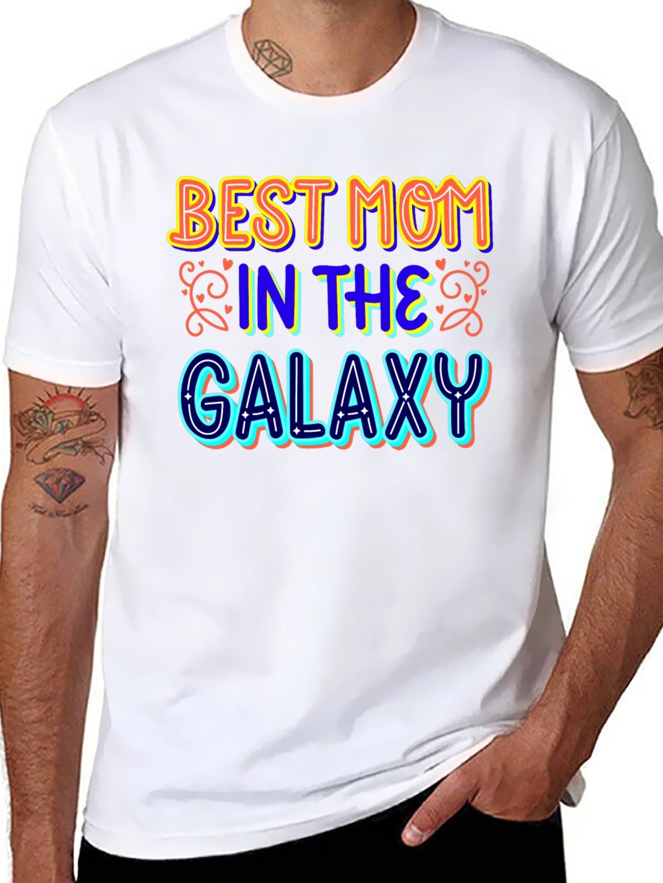 Best Mom in the Galaxy Graphic T-Shirt