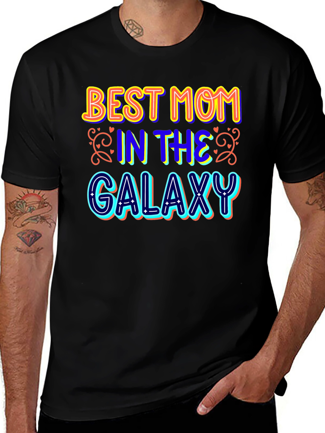 Best Mom in the Galaxy Graphic T-Shirt