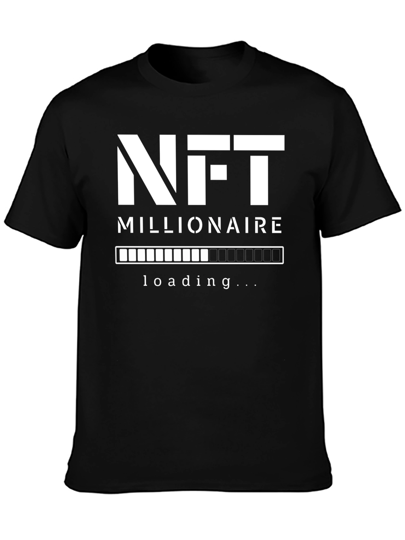 NFT Millionaire Loading Black T-Shirt