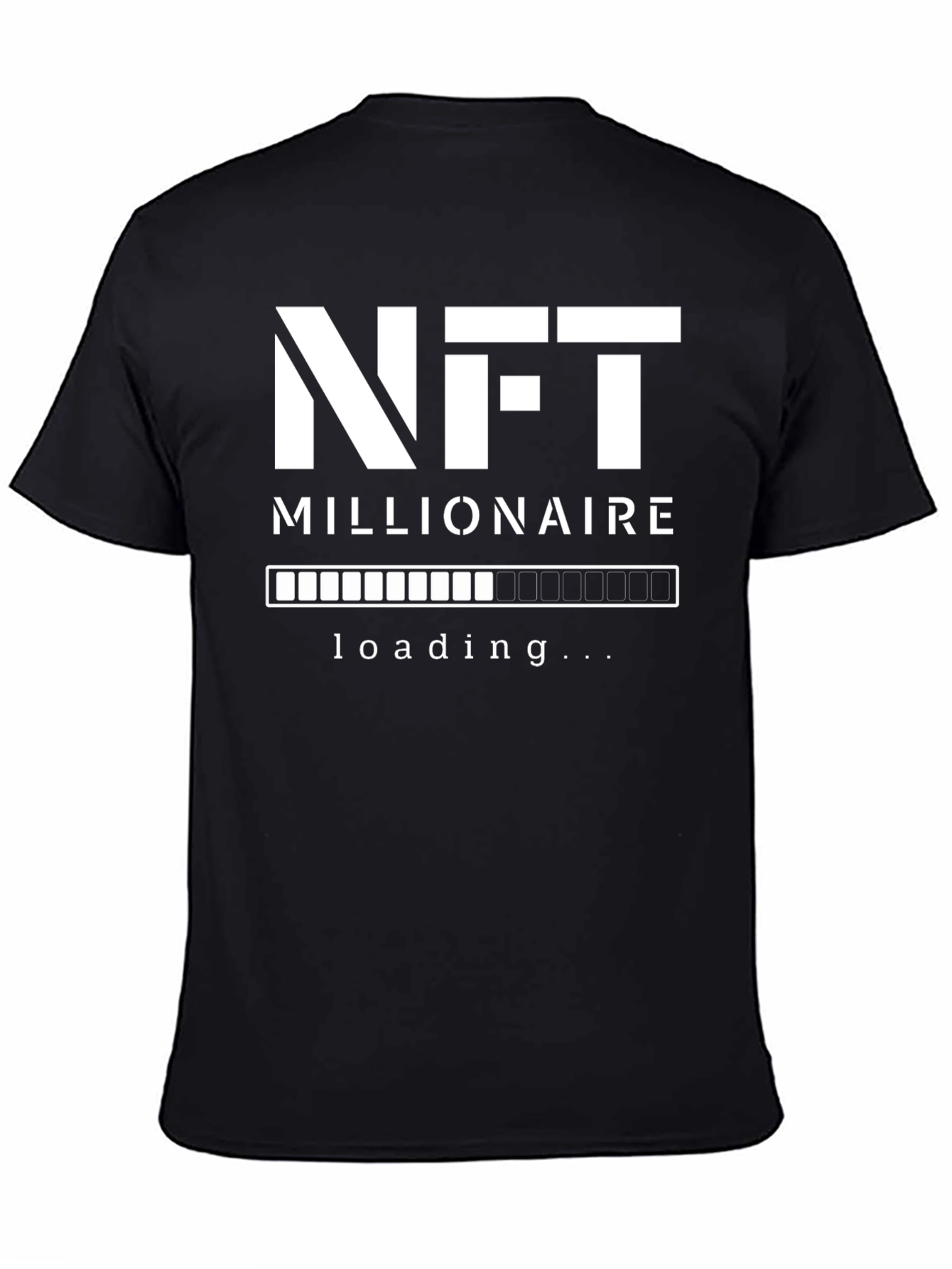 NFT Millionaire Loading Black T-Shirt