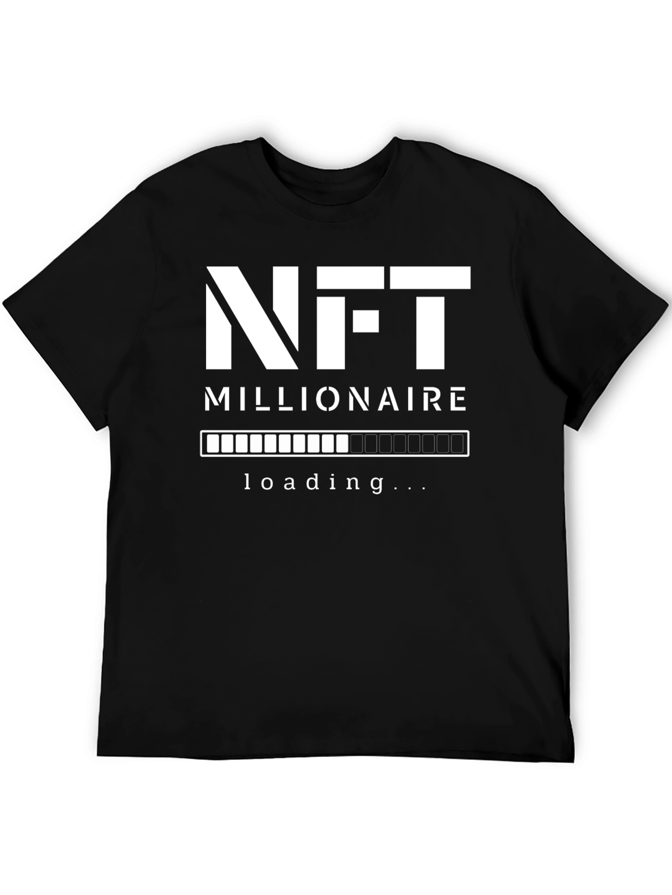 NFT Millionaire Loading Black T-Shirt