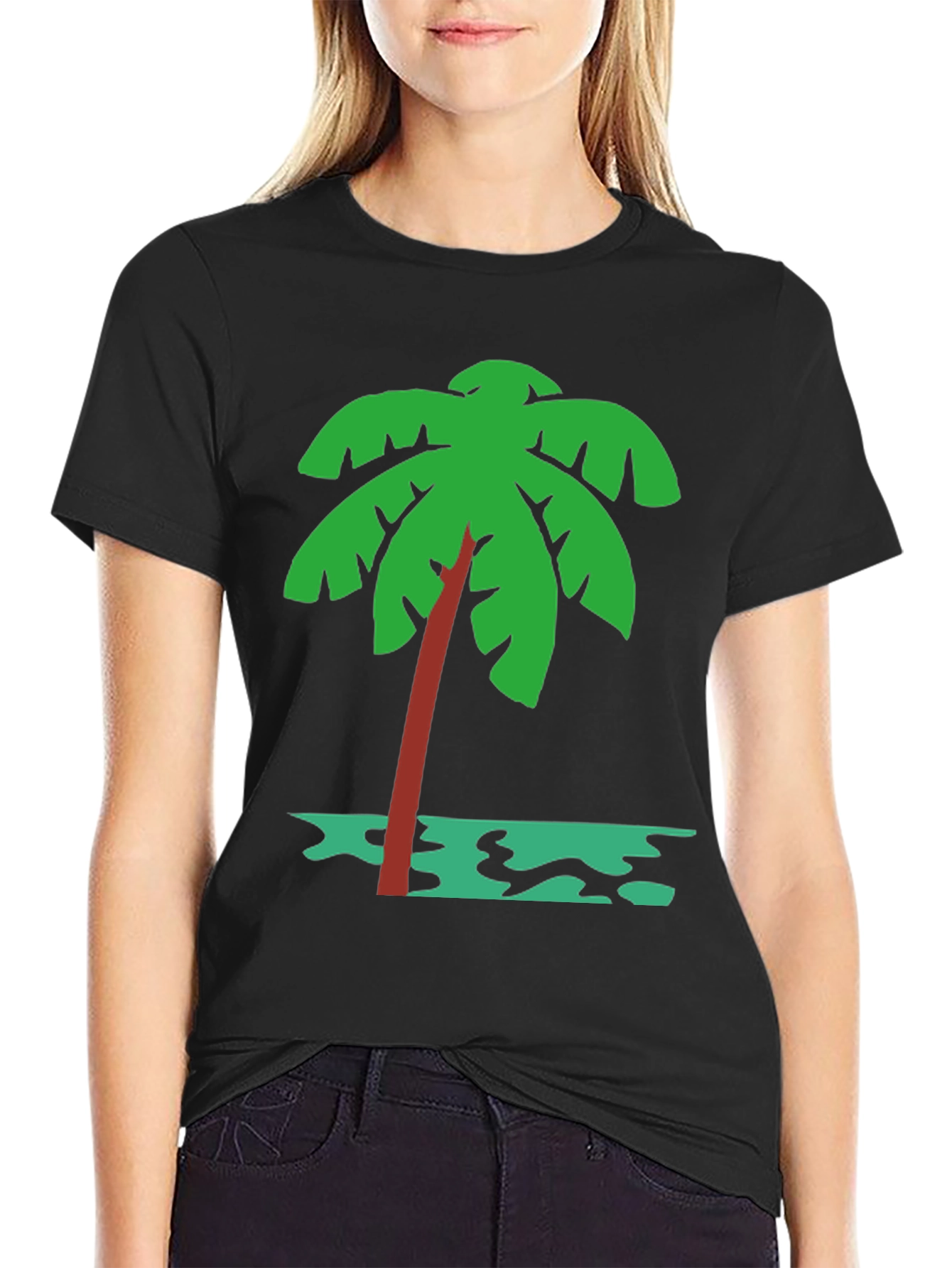 Tropical Palm Tree Graphic T-Shirt