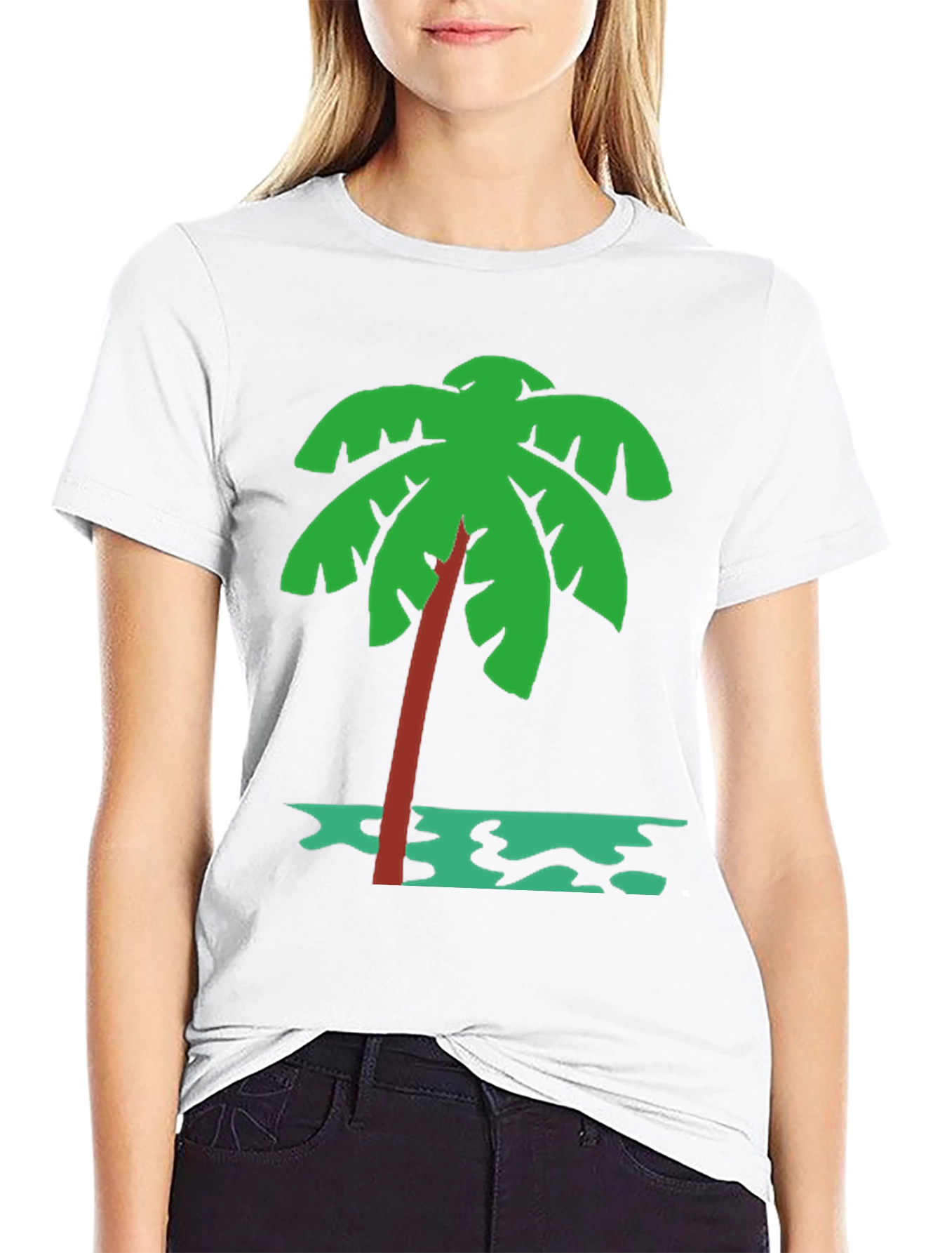 Tropical Palm Tree Graphic T-Shirt