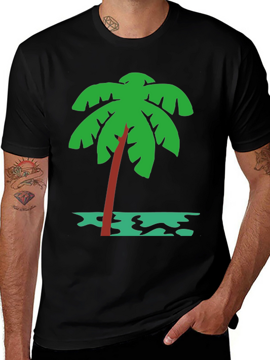 Tropical Palm Tree Graphic T-Shirt