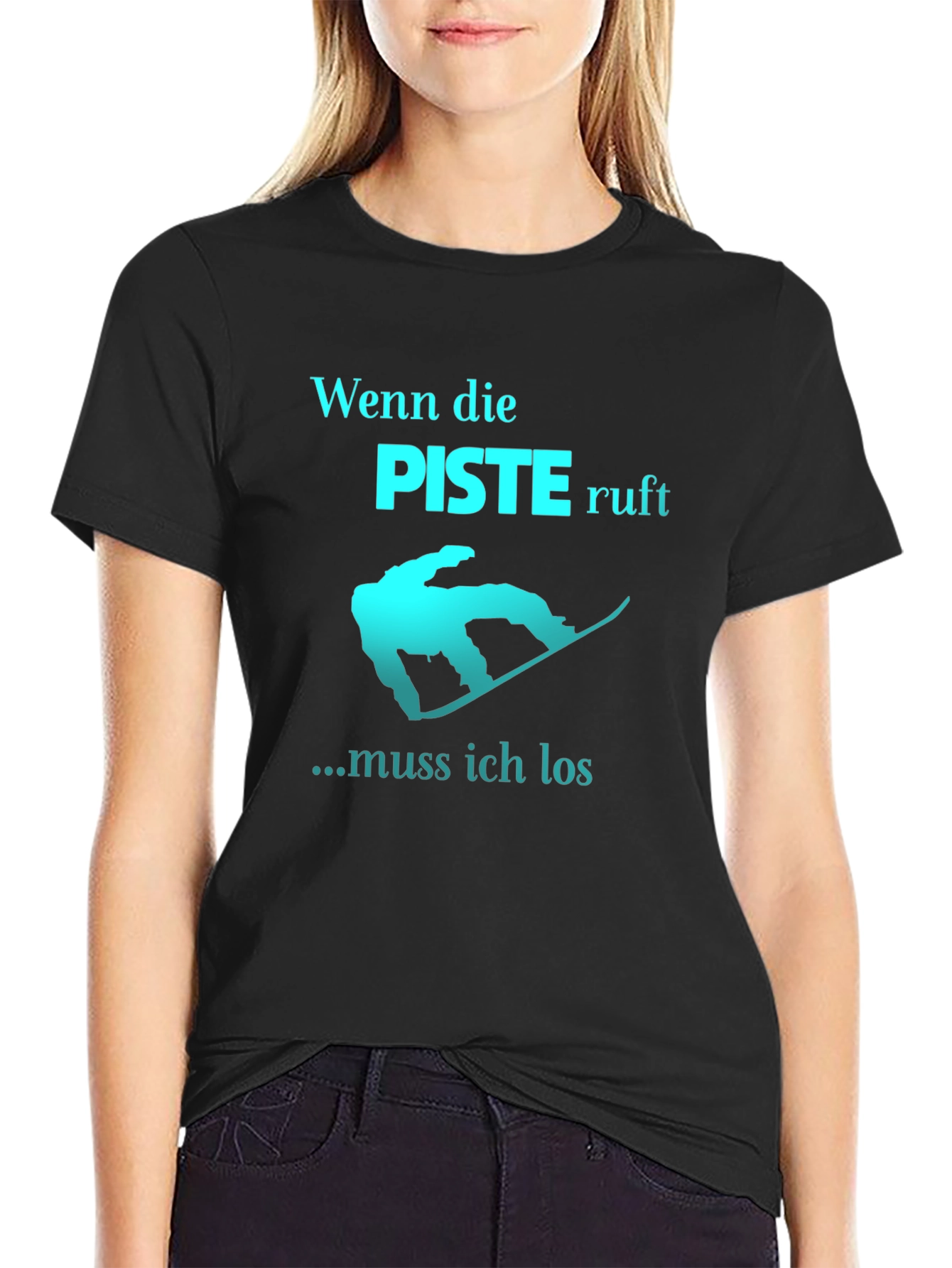 Wenn Die Piste Ruft Graphic Tee