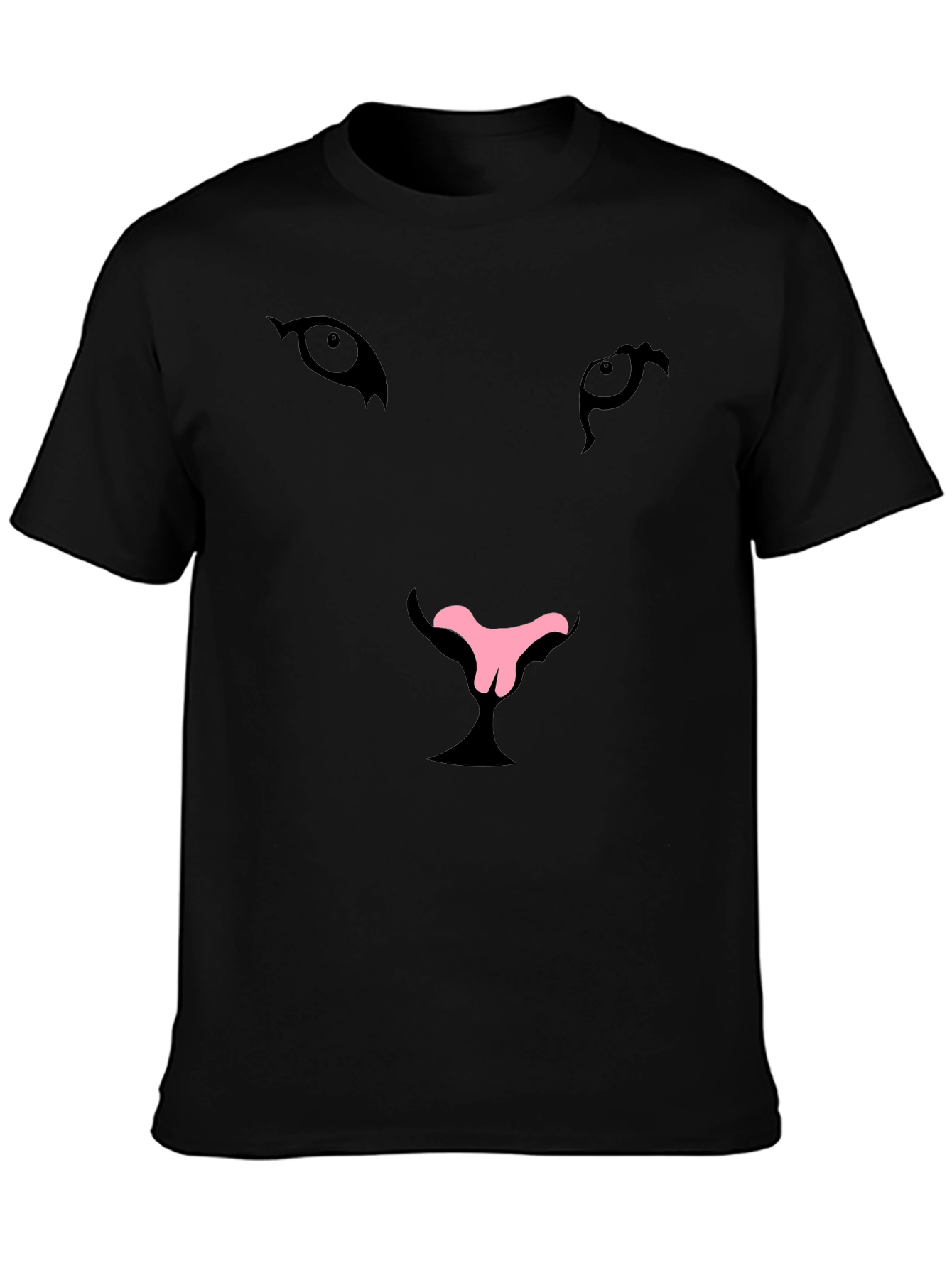 Cool Cat Face Graphic T-Shirt