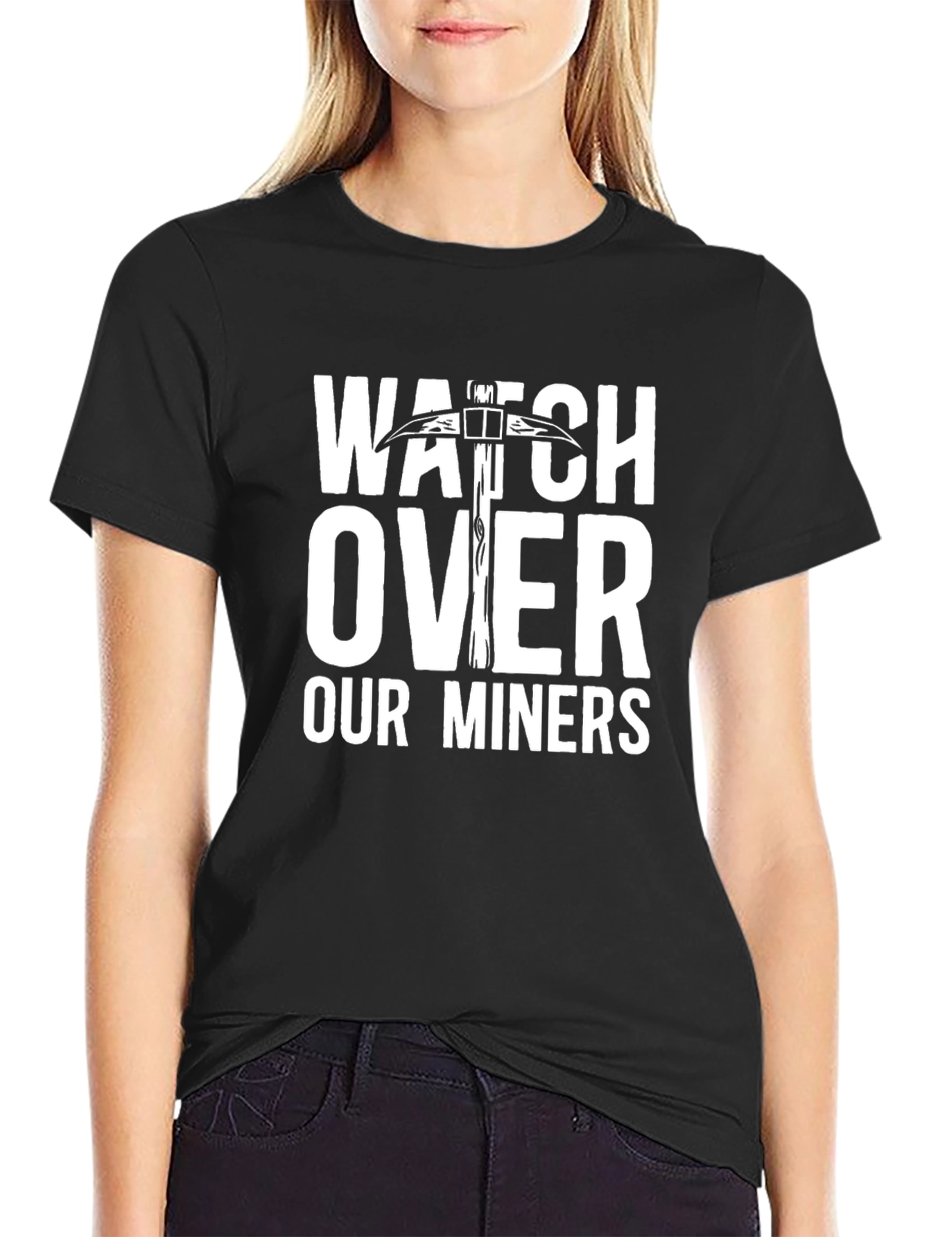 Watch Over Our Miners Black T-Shirt