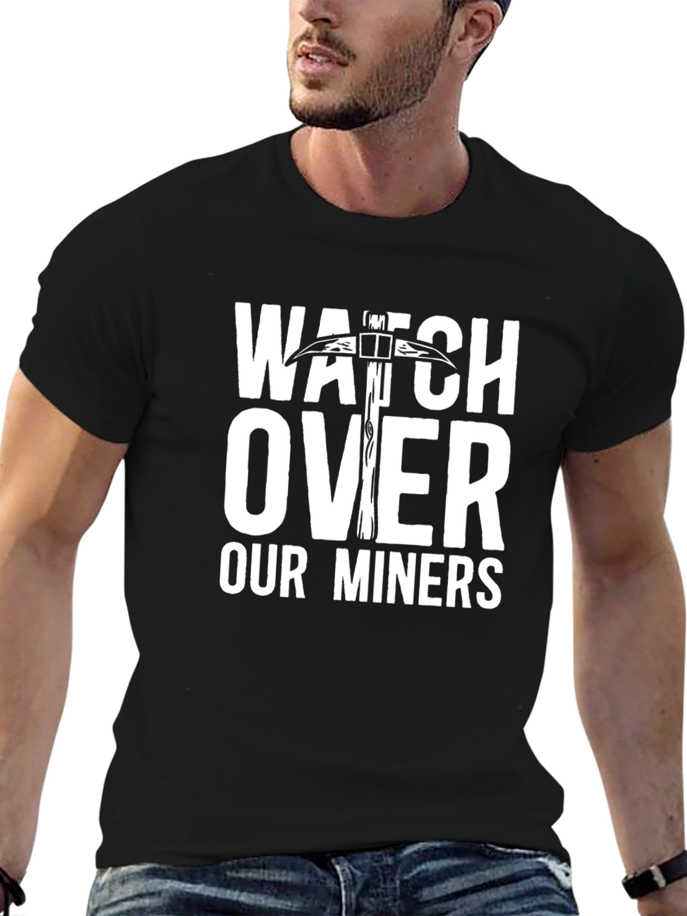 Watch Over Our Miners Black T-Shirt