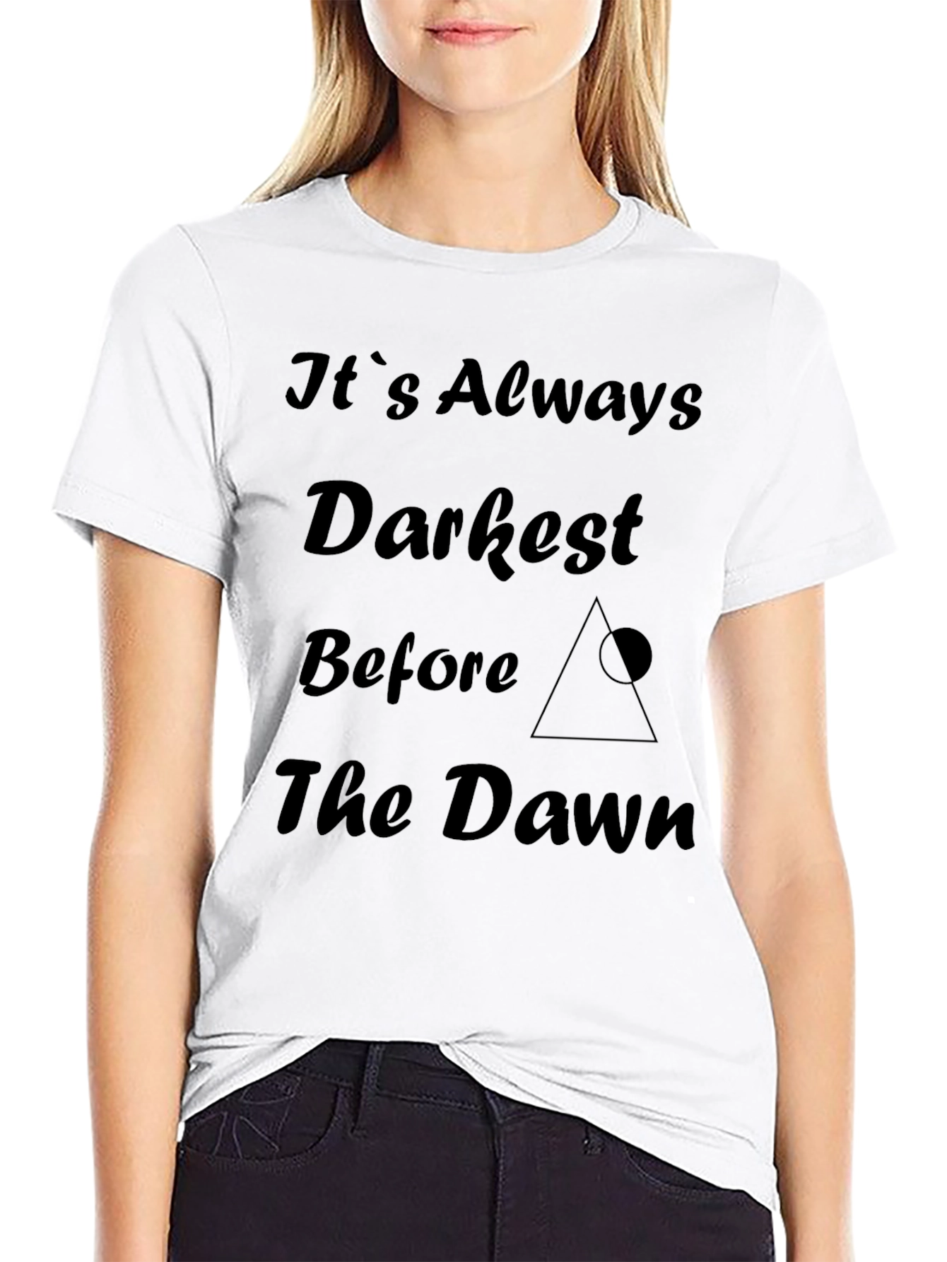 Inspirational Graphic Tee - Darkest Before Dawn