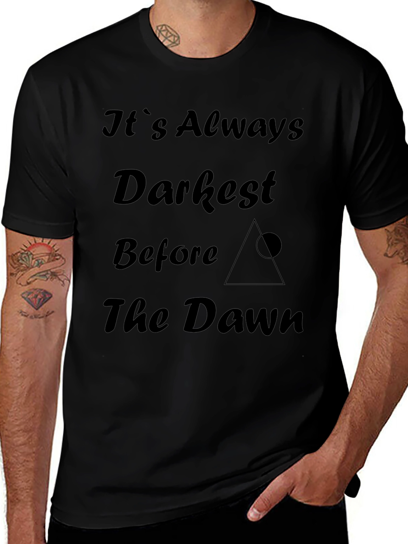 Inspirational Graphic Tee - Darkest Before Dawn
