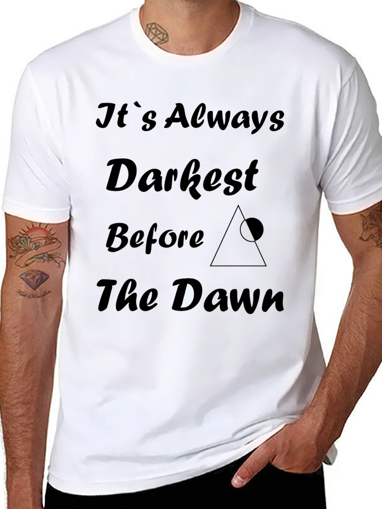 Inspirational Graphic Tee - Darkest Before Dawn