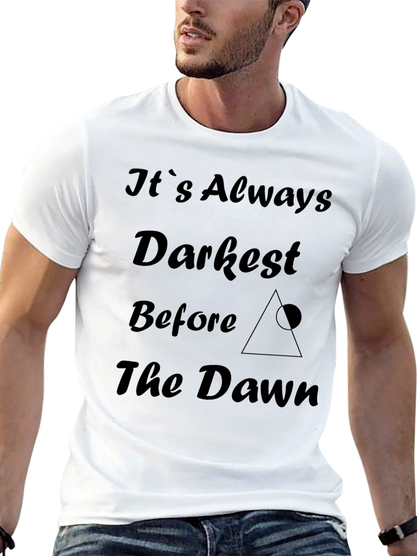 Inspirational Graphic Tee - Darkest Before Dawn