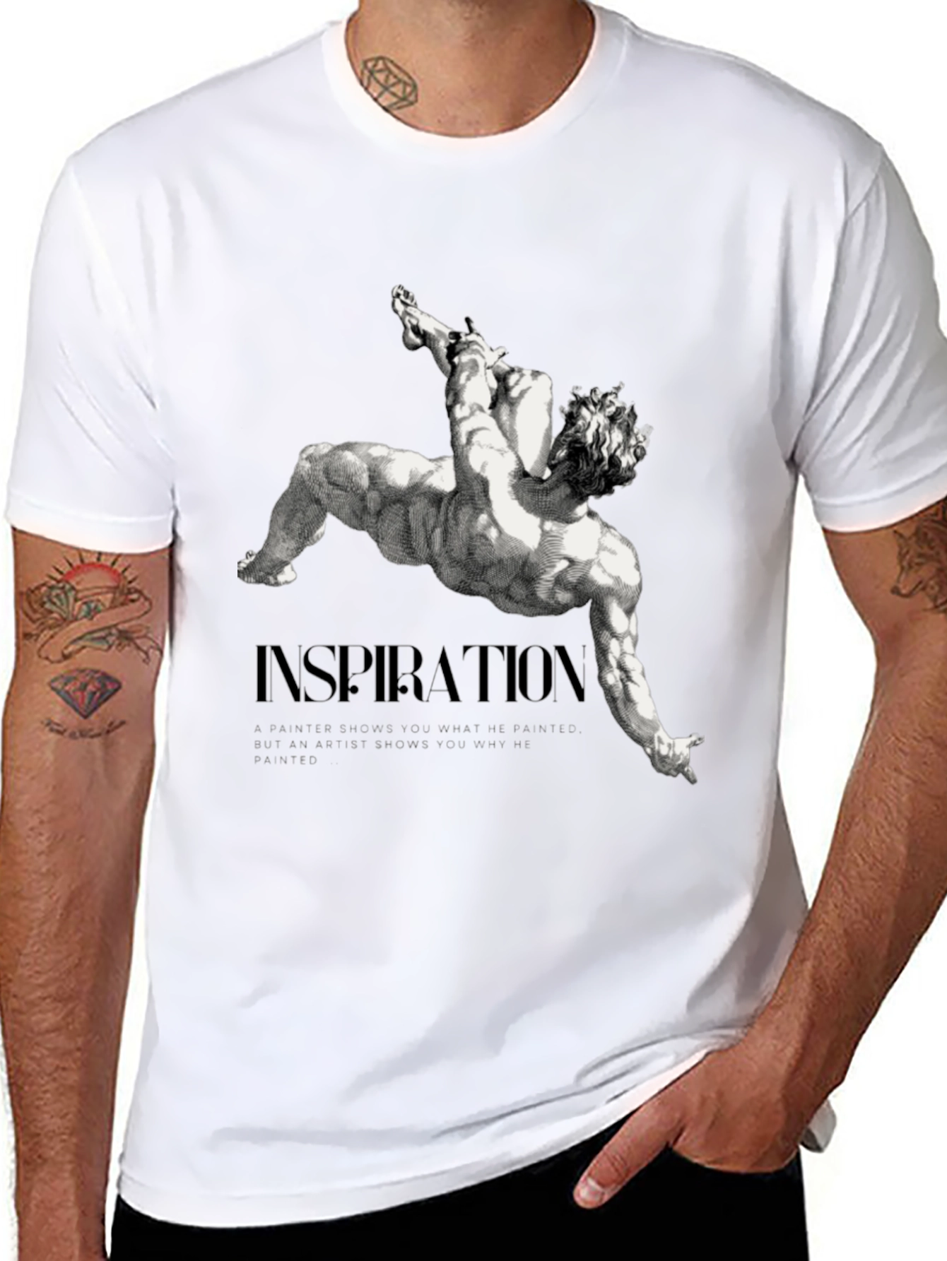 Inspiration Graphic Black T-Shirt