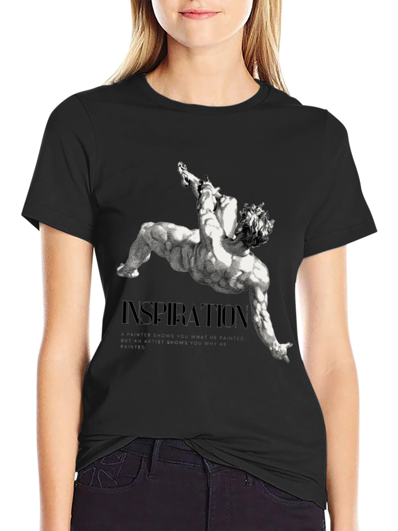 Inspiration Graphic Black T-Shirt