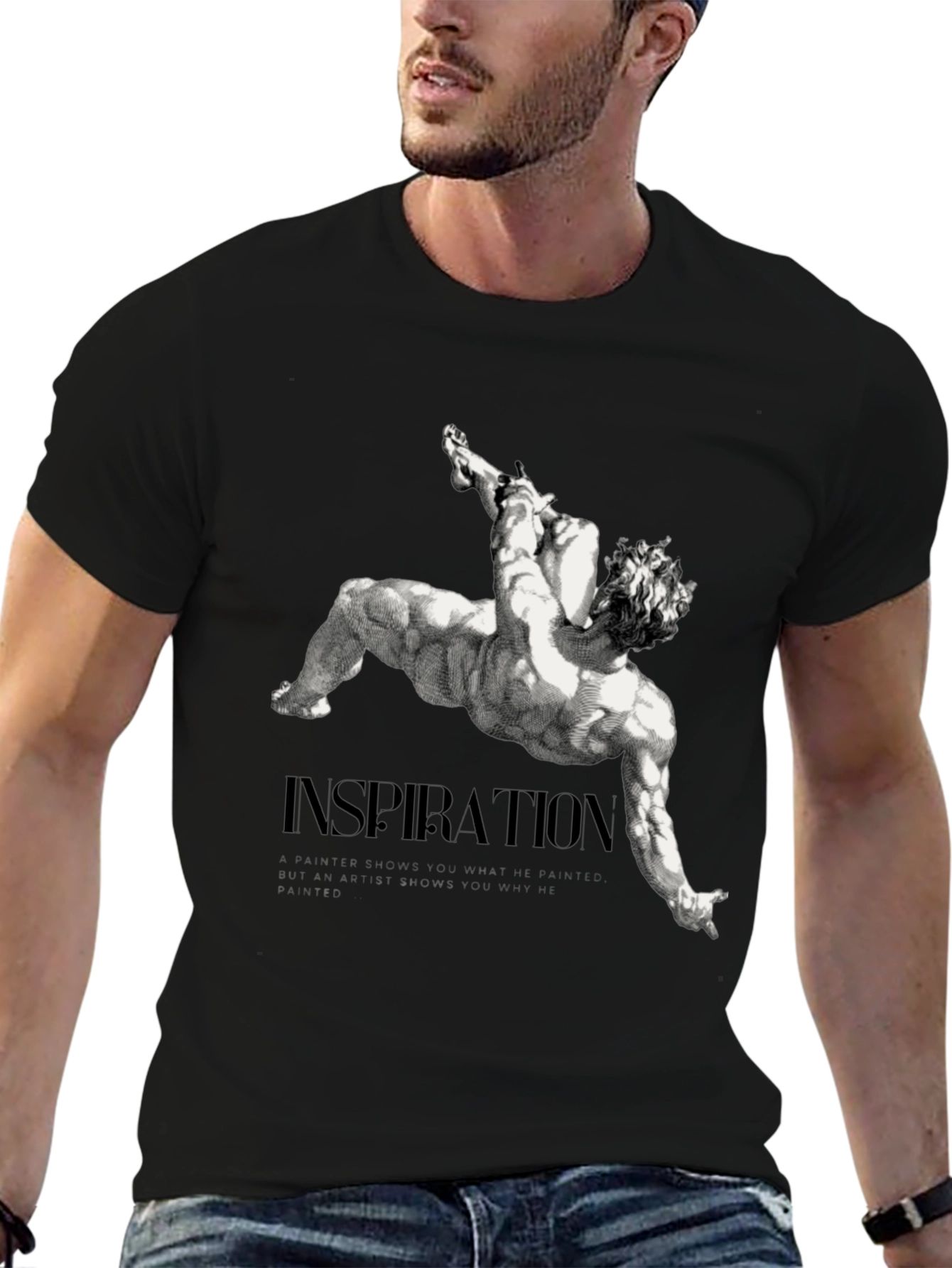 Inspiration Graphic Black T-Shirt