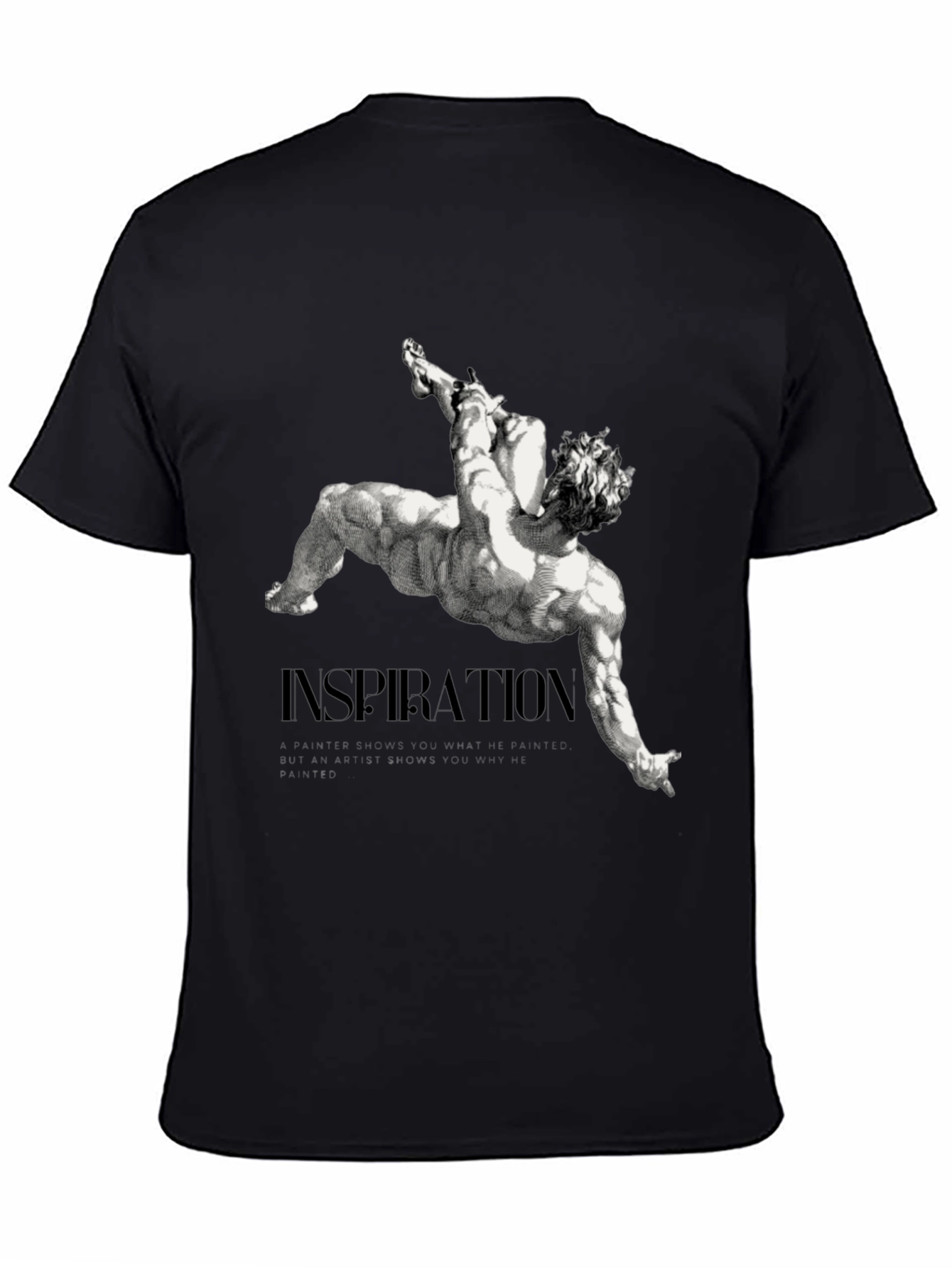 Inspiration Graphic Black T-Shirt