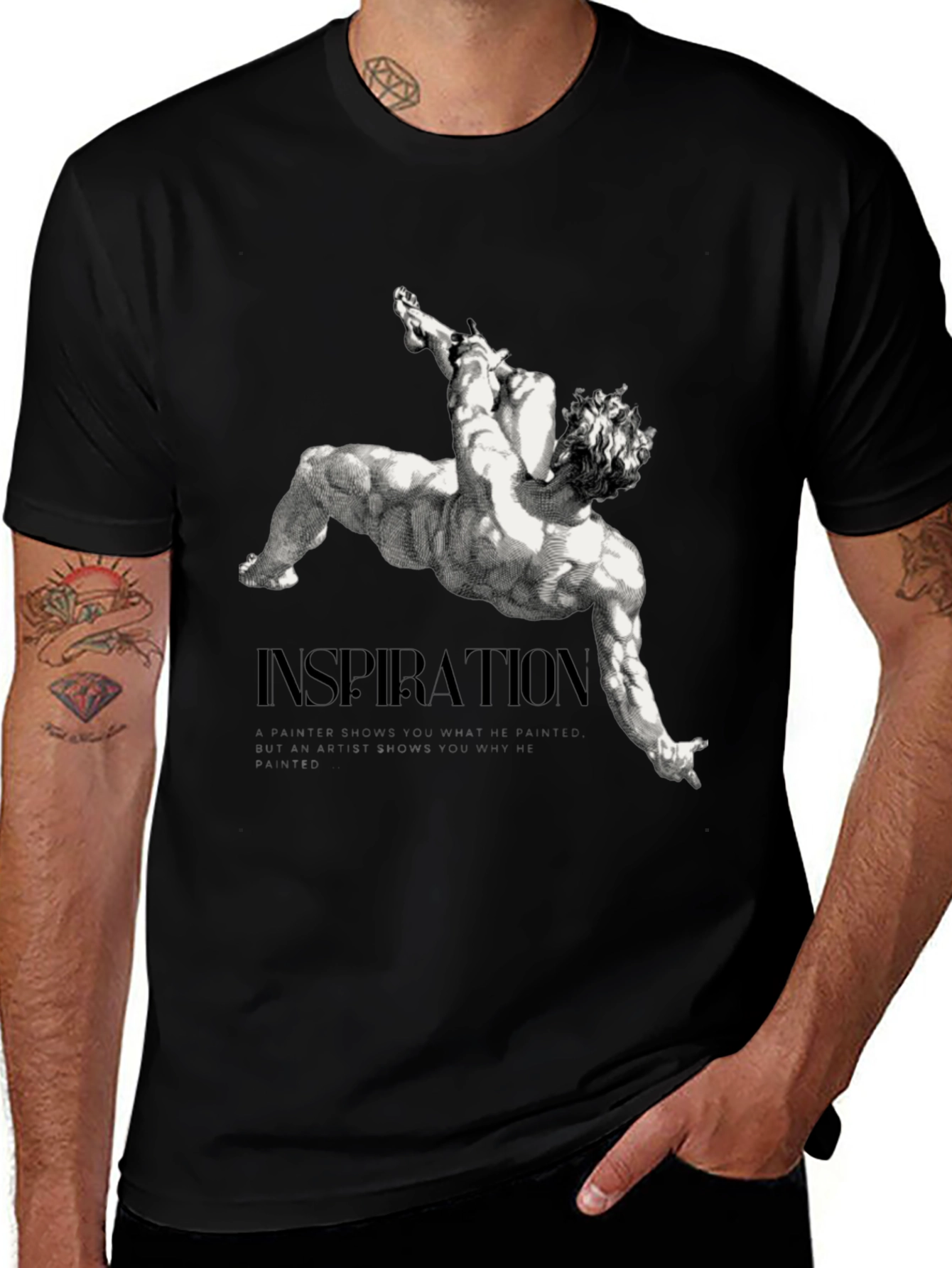 Inspiration Graphic Black T-Shirt