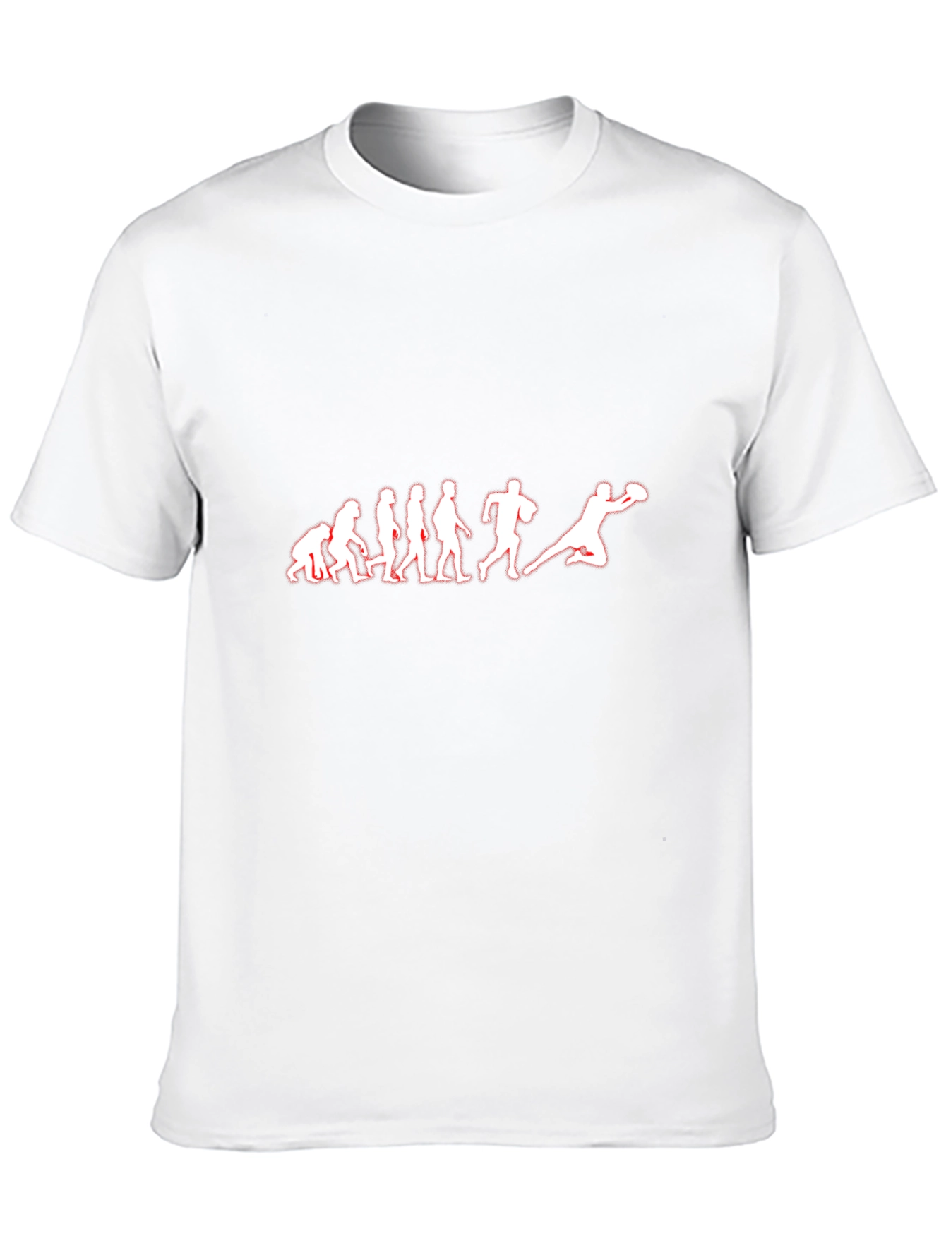 Evolution Football T-Shirt - Black Cotton