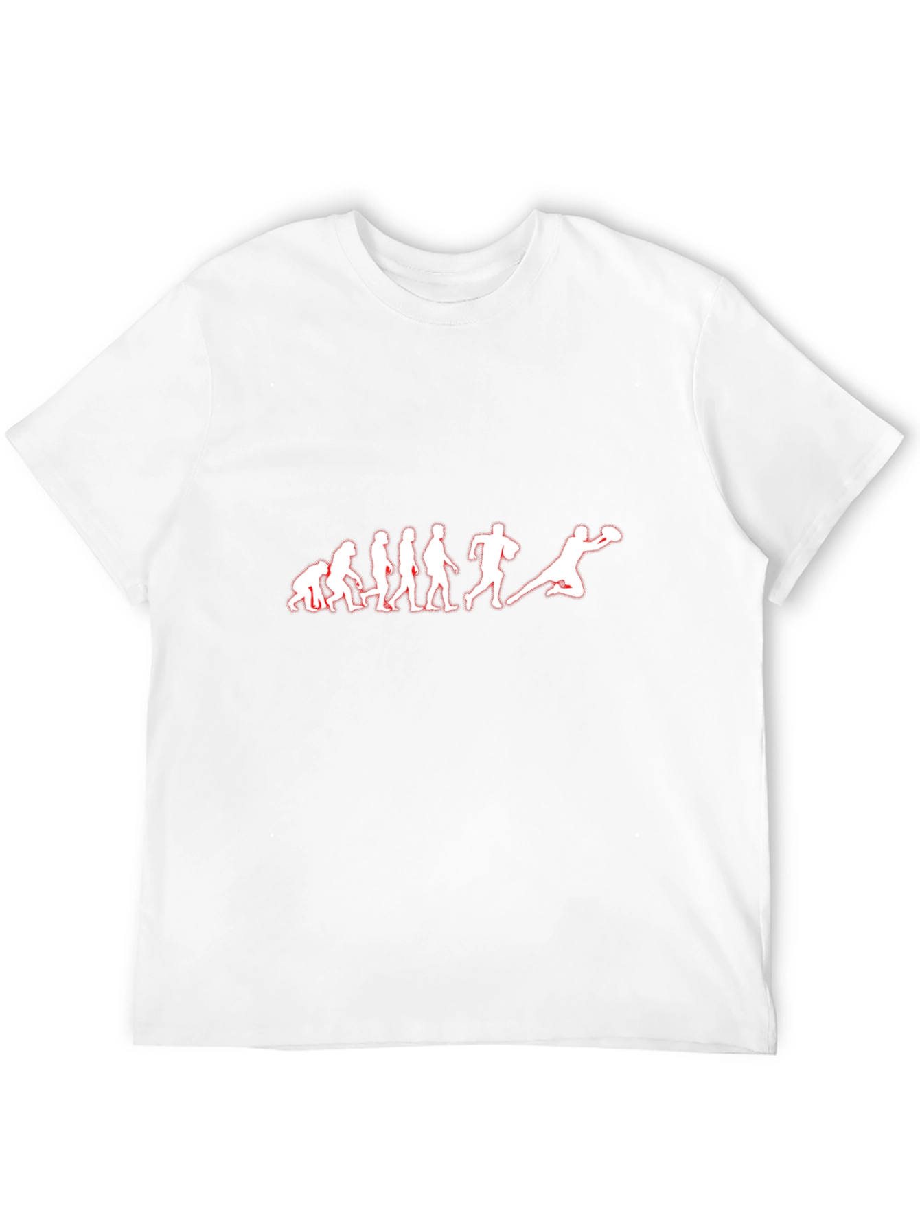 Evolution Football T-Shirt - Black Cotton