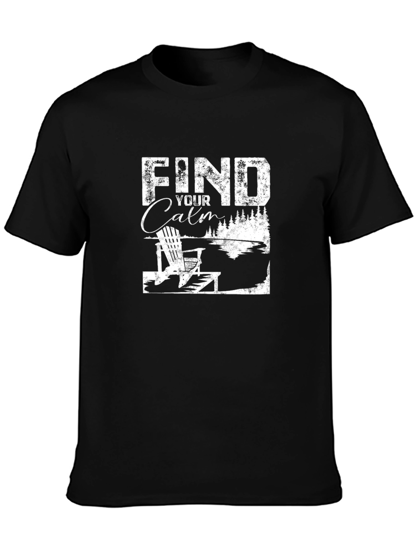 Find Your Calm Graphic Tee - Relaxation Shirt