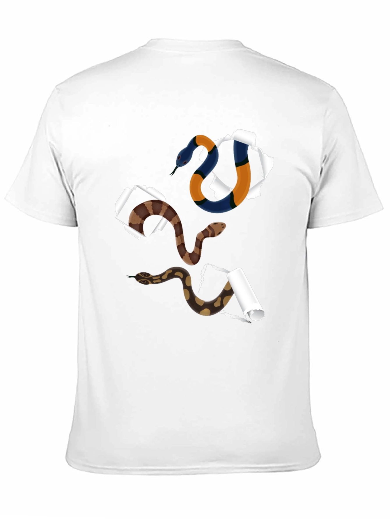 Snake Graphic Tee - Unique Reptile Design