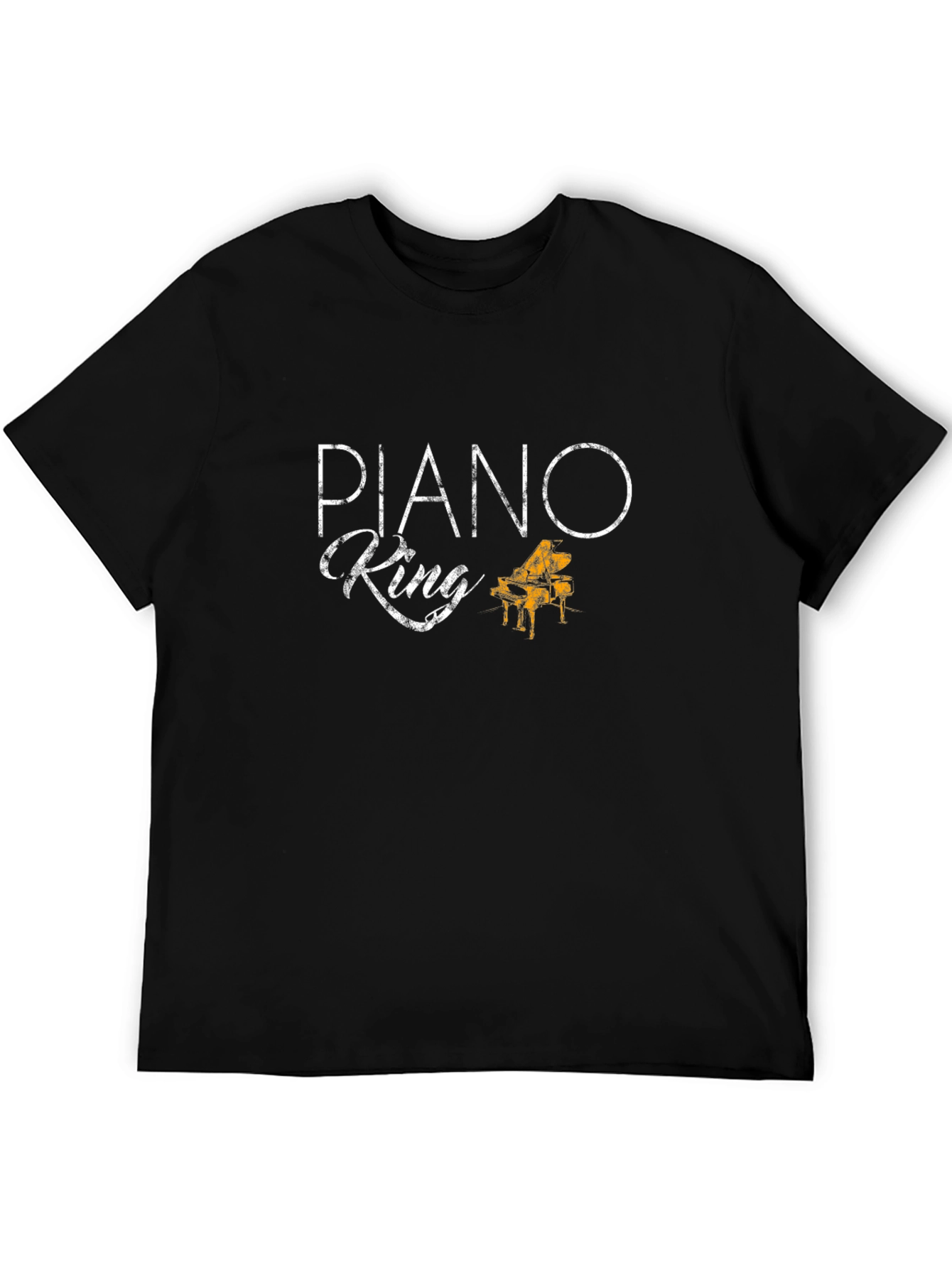 Piano King Black T-Shirt