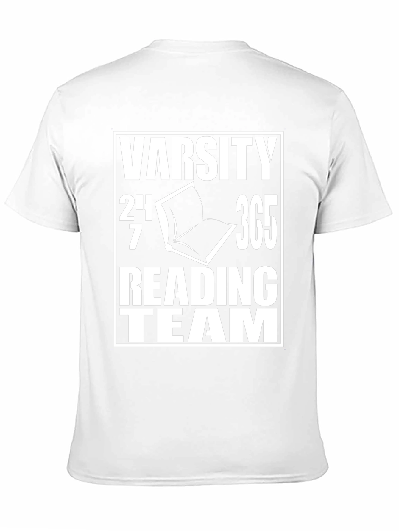 Varsity Reading Team T-Shirt - Black Cotton Tee