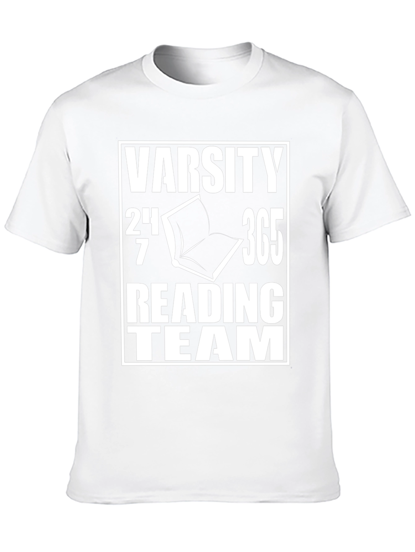 Varsity Reading Team T-Shirt - Black Cotton Tee