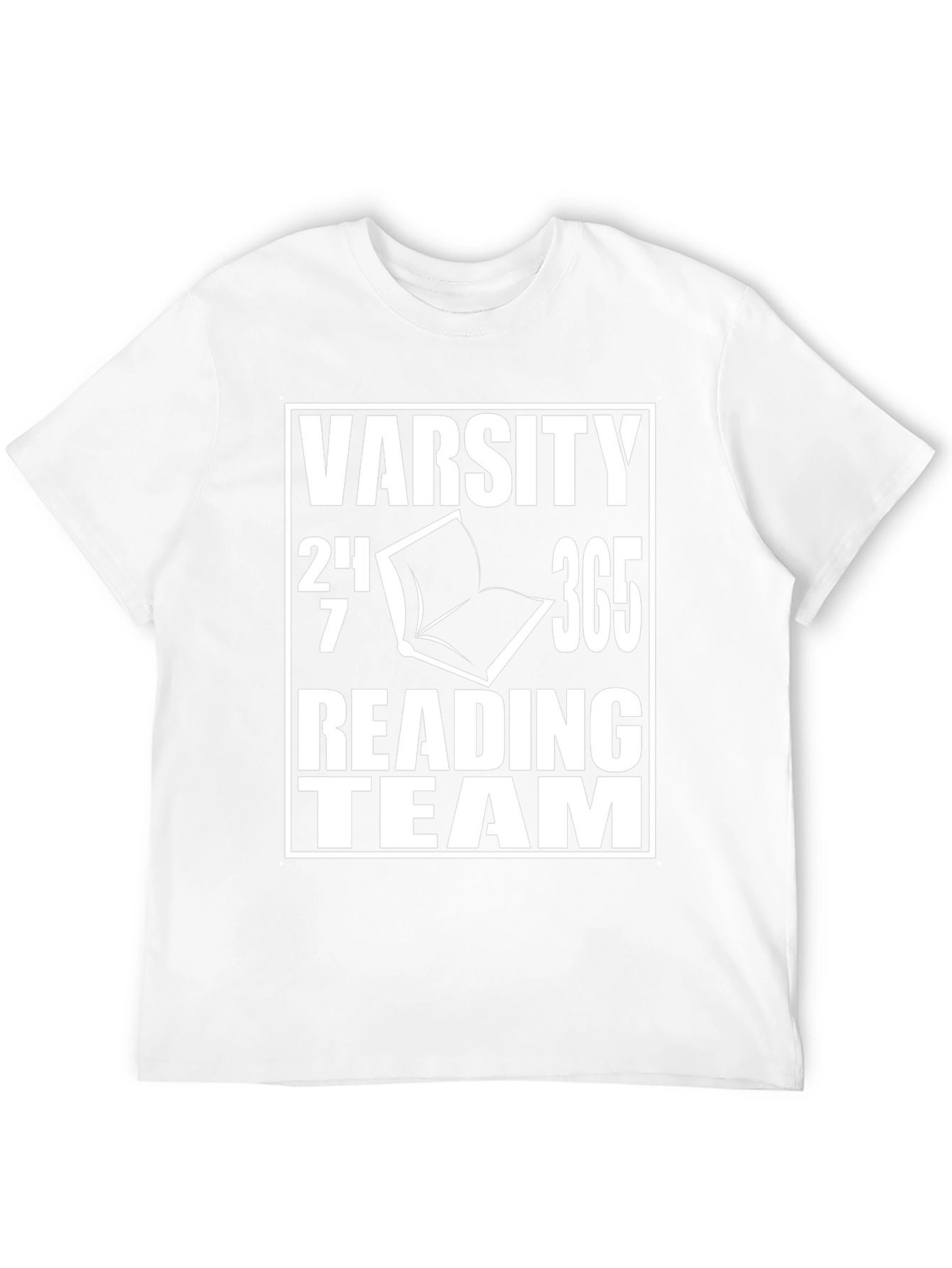 Varsity Reading Team T-Shirt - Black Cotton Tee