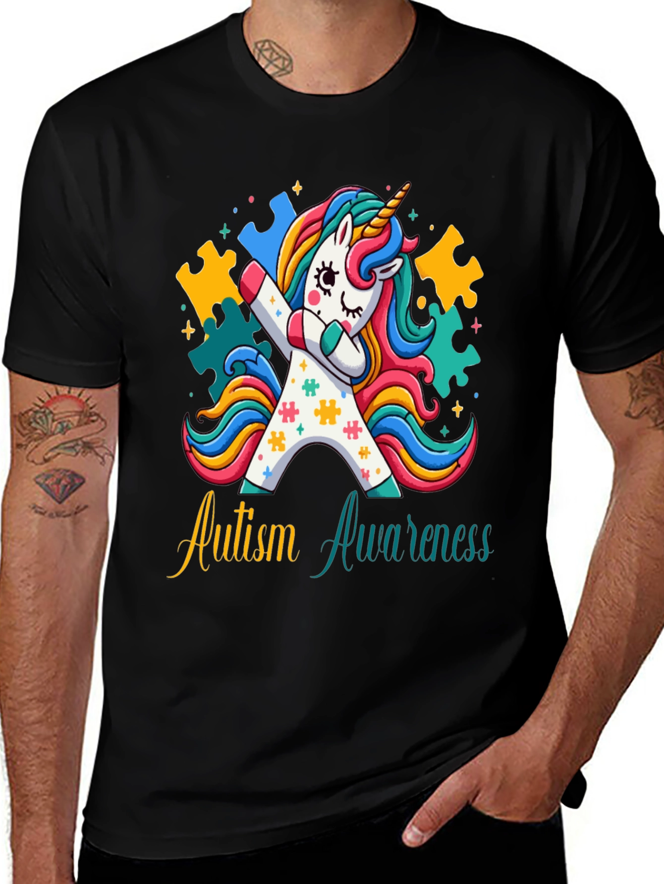 Autism Awareness Unicorn T-Shirt