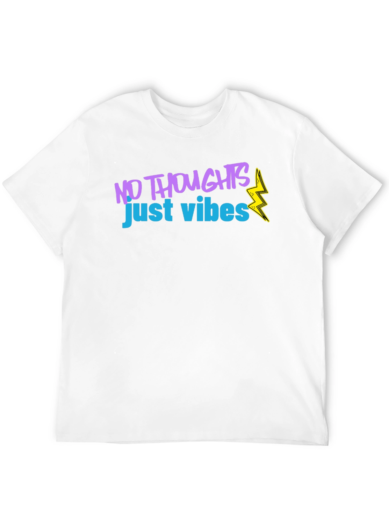 No Thoughts Just Vibes Graphic T-Shirt
