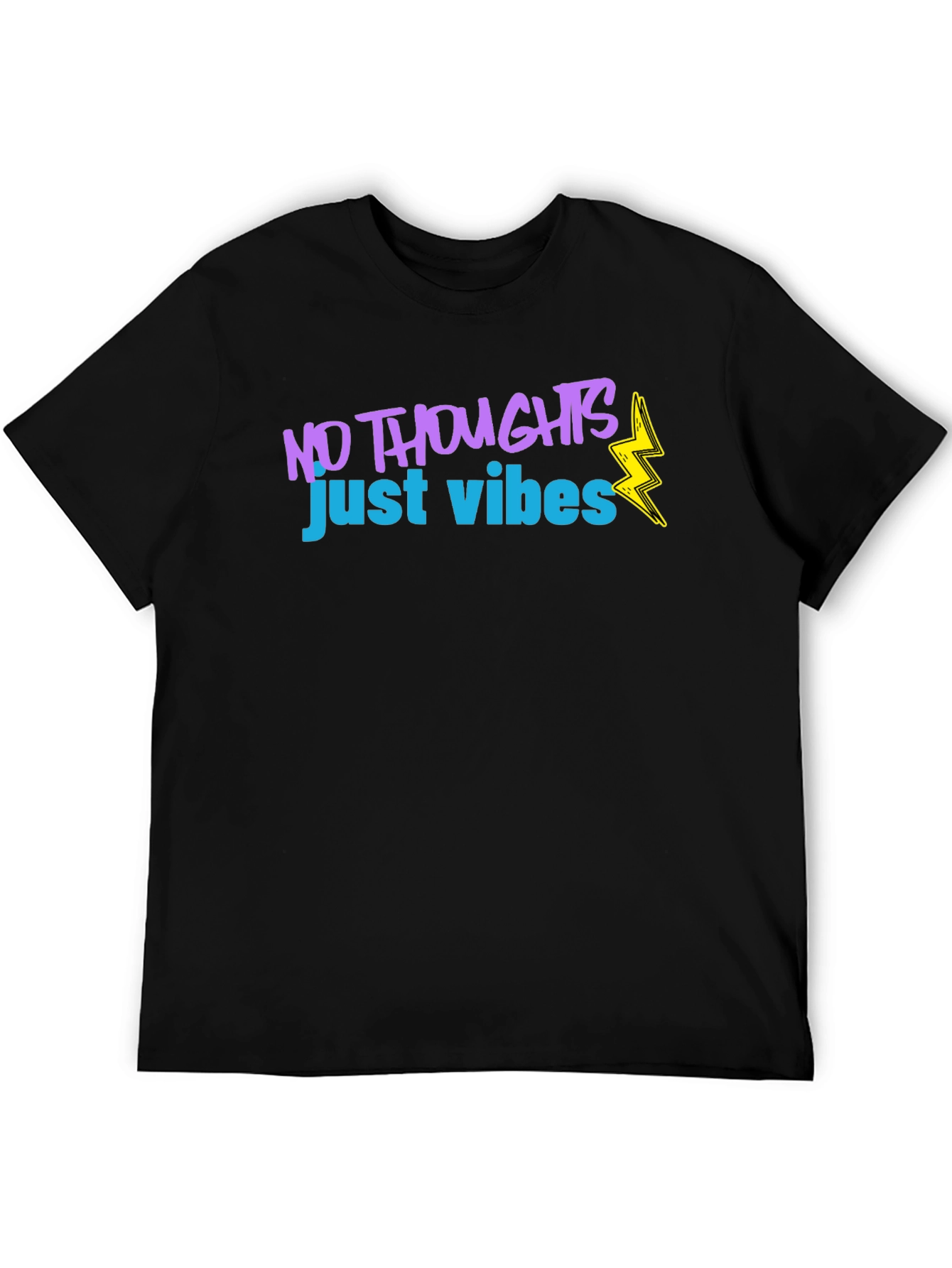 No Thoughts Just Vibes Graphic T-Shirt